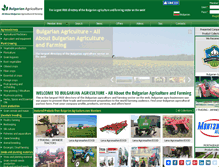 Tablet Screenshot of bulgarianagriculture.com
